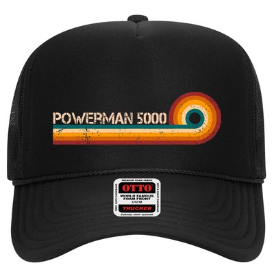 Powerman 5000 Retro Stripes Musician Vintage Trucker Hat