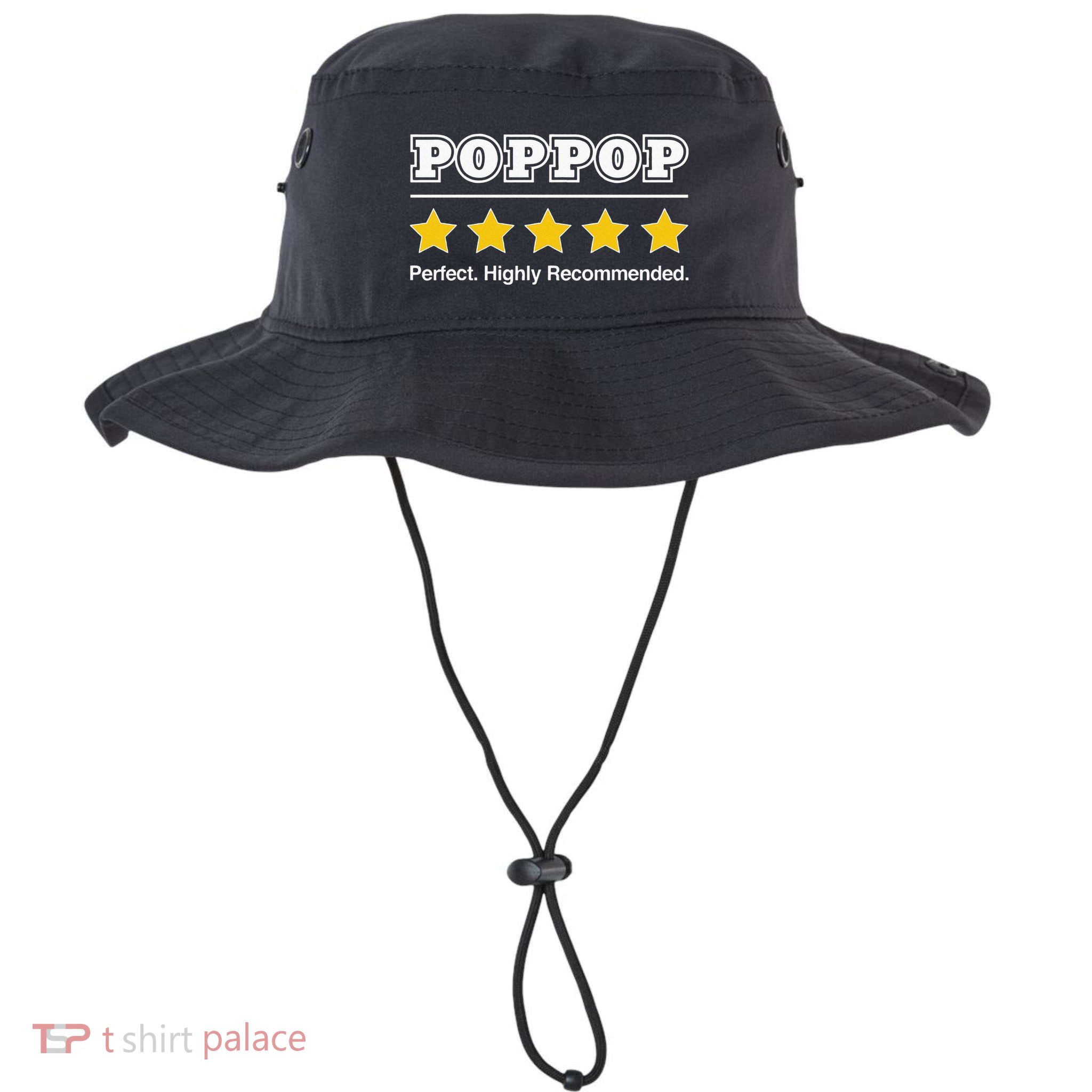 Poppop 5 Stars Perfect Funny Gifts For Poppop Fathers Day Bucket Hat