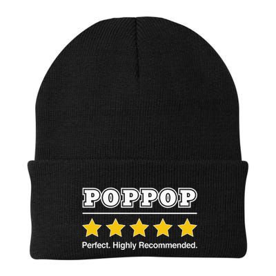 Poppop 5 Stars Perfect Funny Gifts For Poppop Fathers Day Beanie