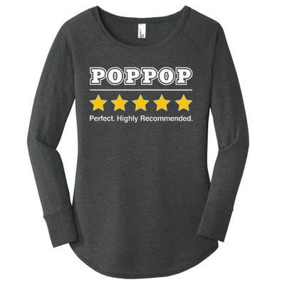 Poppop 5 Stars Perfect Funny Gifts For Poppop Fathers Day Women's Perfect Tri Tunic Long Sleeve Shirt