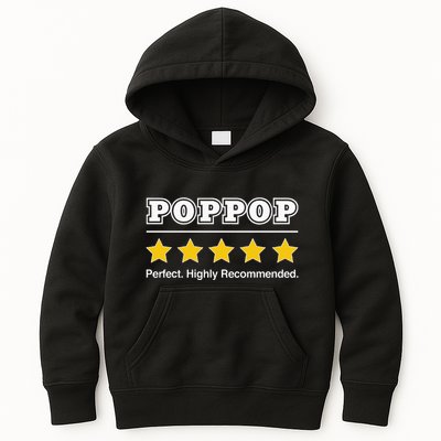 Poppop 5 Stars Perfect Funny Gifts For Poppop Fathers Day Kids Hoodie