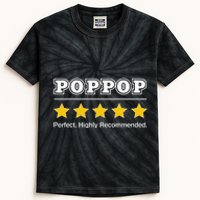 Poppop 5 Stars Perfect Funny Gifts For Poppop Fathers Day Kids Tie-Dye T-Shirt