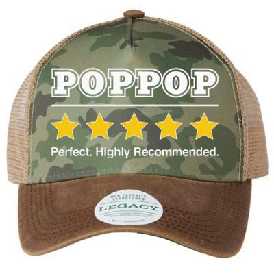 Poppop 5 Stars Perfect Funny Gifts For Poppop Fathers Day Legacy Tie Dye Trucker Hat