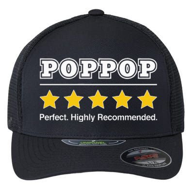 Poppop 5 Stars Perfect Funny Gifts For Poppop Fathers Day Flexfit Unipanel Trucker Cap