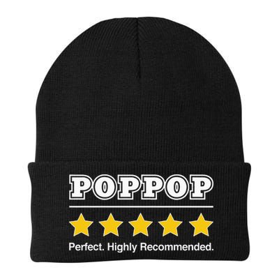 Poppop 5 Stars Perfect Funny Gifts For Poppop Fathers Day Beanie