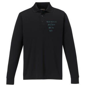 Psalm 563 Whenever I Am Afraid I Will Trust In You Performance Long Sleeve Polo