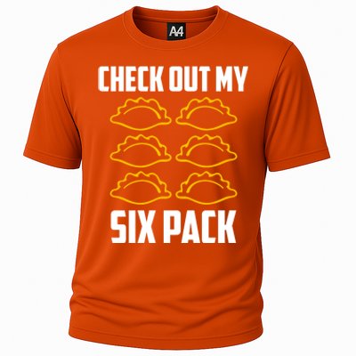 Pierogi 6 Pack Poland Culture For Polish Dumpling Chef Funny Gift Cooling Performance Crew T-Shirt