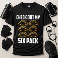 Pierogi 6 Pack Poland Culture For Polish Dumpling Chef Funny Gift Cooling Performance Crew T-Shirt