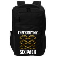 Pierogi 6 Pack Poland Culture For Polish Dumpling Chef Funny Gift Impact Tech Backpack