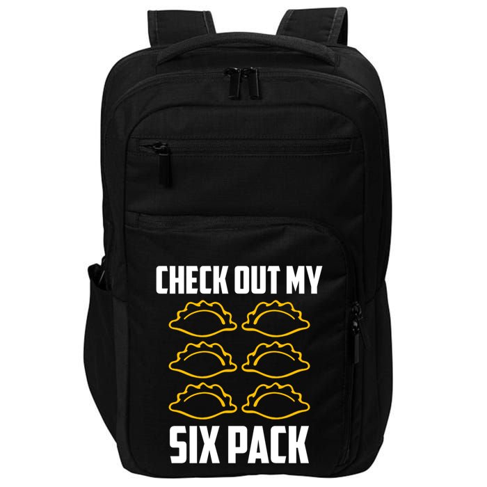 Pierogi 6 Pack Poland Culture For Polish Dumpling Chef Funny Gift Impact Tech Backpack