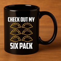 Pierogi 6 Pack Poland Culture For Polish Dumpling Chef Funny Gift 11oz C Handle Ceramic Mug