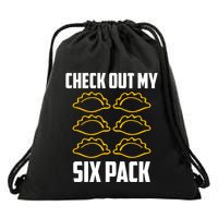 Pierogi 6 Pack Poland Culture For Polish Dumpling Chef Funny Gift Drawstring Bag