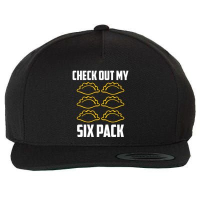 Pierogi 6 Pack Poland Culture For Polish Dumpling Chef Funny Gift Wool Snapback Cap