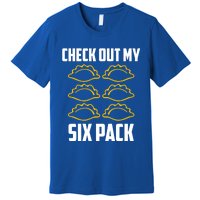 Pierogi 6 Pack Poland Culture For Polish Dumpling Chef Funny Gift Premium T-Shirt