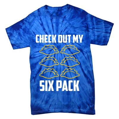 Pierogi 6 Pack Poland Culture For Polish Dumpling Chef Funny Gift Tie-Dye T-Shirt