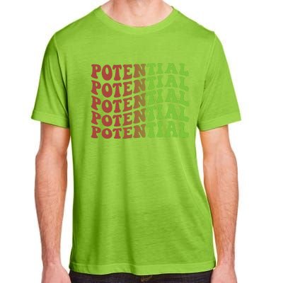 Potential 70s Christmas Inspirational Adult ChromaSoft Performance T-Shirt