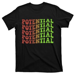 Potential 70s Christmas Inspirational T-Shirt