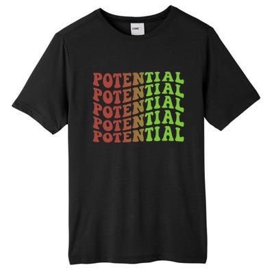 Potential 70s Christmas Inspirational Tall Fusion ChromaSoft Performance T-Shirt