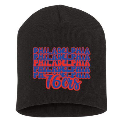 Philadelphia 76ers Game Day Basketball Short Acrylic Beanie