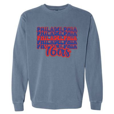 Philadelphia 76ers Game Day Basketball Garment-Dyed Sweatshirt