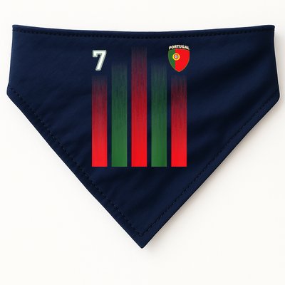 Portugal 7 Soocer Jersey Portugal Football Fan Soccer USA-Made Doggie Bandana