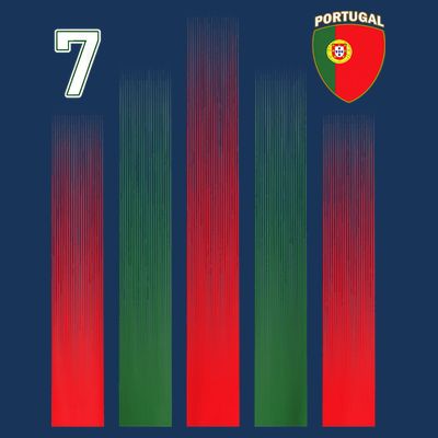 Portugal 7 Soocer Jersey Portugal Football Fan Soccer T-Shirt