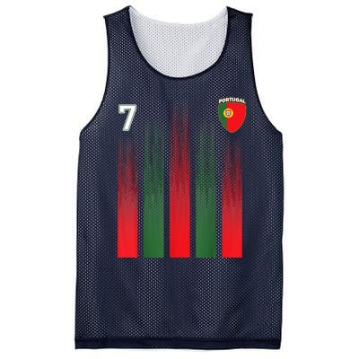 Portugal 7 Soocer Jersey Portugal Football Fan Soccer Mesh Reversible Basketball Jersey Tank