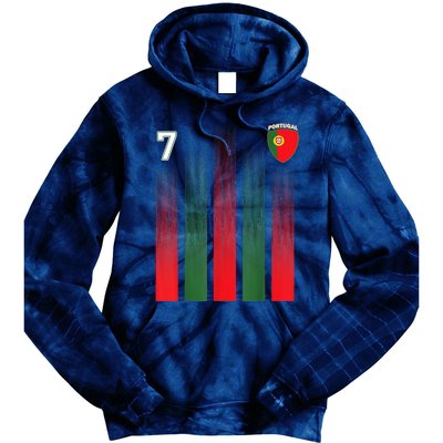 Portugal 7 Soocer Jersey Portugal Football Fan Soccer Tie Dye Hoodie