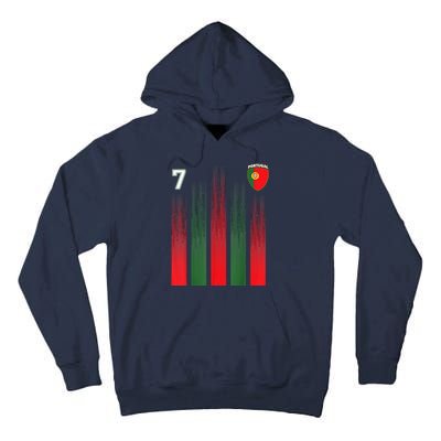 Portugal 7 Soocer Jersey Portugal Football Fan Soccer Tall Hoodie