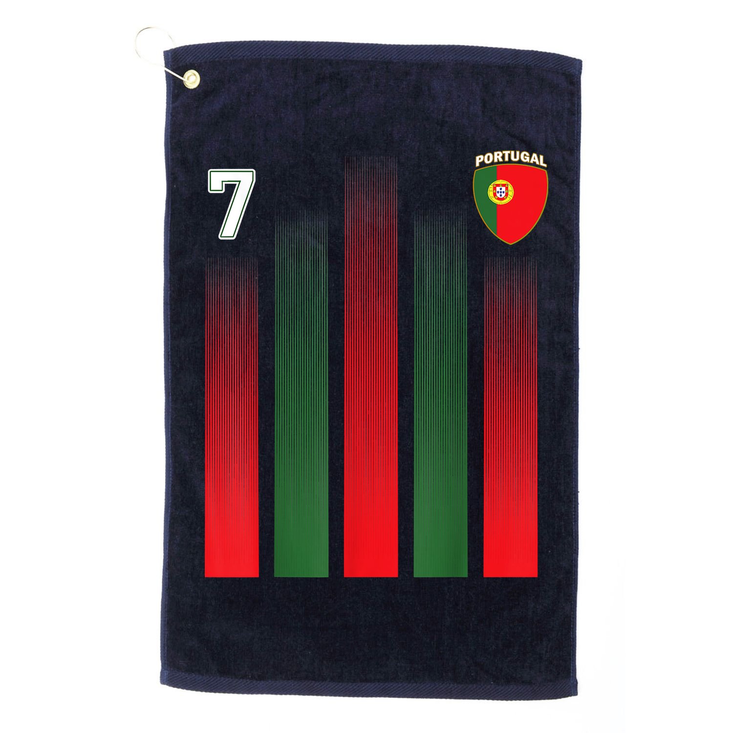 Portugal 7 Soocer Jersey Portugal Football Fan Soccer Golf Towel
