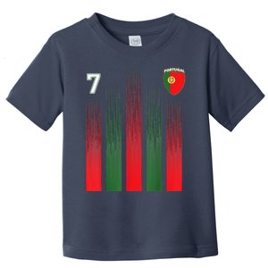 Portugal 7 Soocer Jersey Portugal Football Fan Soccer Toddler T-Shirt