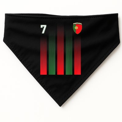Portugal 7 Soccer Jersey Portugal Football Fan Soccer USA-Made Doggie Bandana