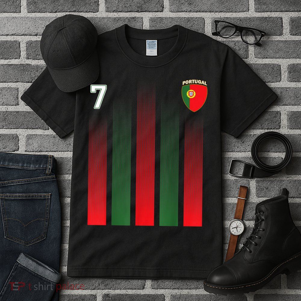 Portugal 7 Soccer Jersey Portugal Football Fan Soccer Tall T-Shirt