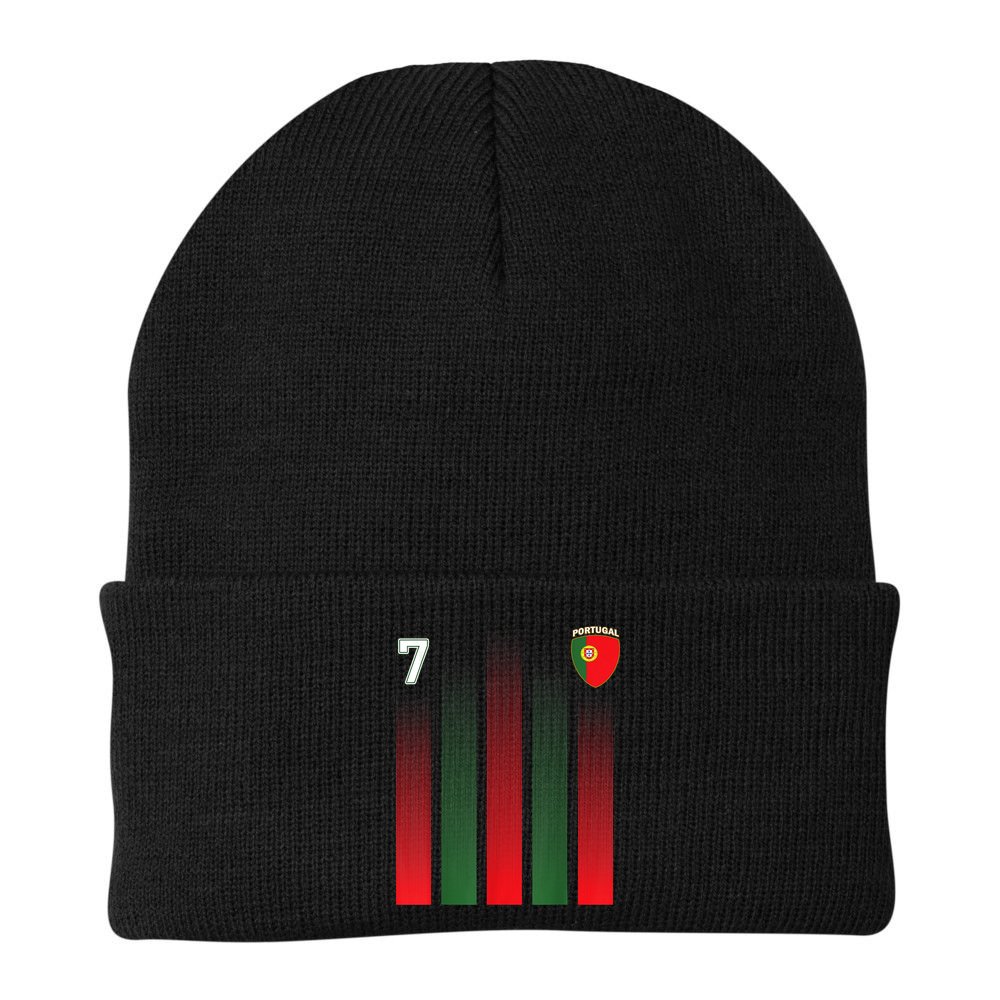 Portugal 7 Soccer Jersey Portugal Football Fan Soccer Beanie