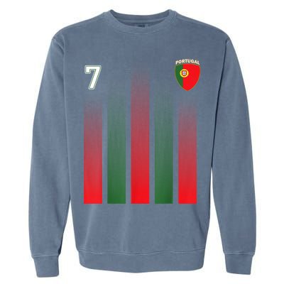 Portugal 7 Soccer Jersey Portugal Football Fan Soccer Garment-Dyed Sweatshirt