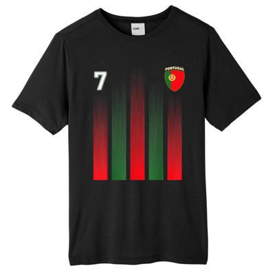 Portugal 7 Soocer Jersey Portugal Football Fan Socce Tall Fusion ChromaSoft Performance T-Shirt