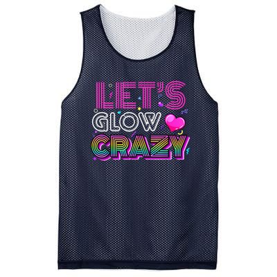 Party 80s Group Team Lets Crazy Retro Colorful Quote Glowing Mesh Reversible Basketball Jersey Tank