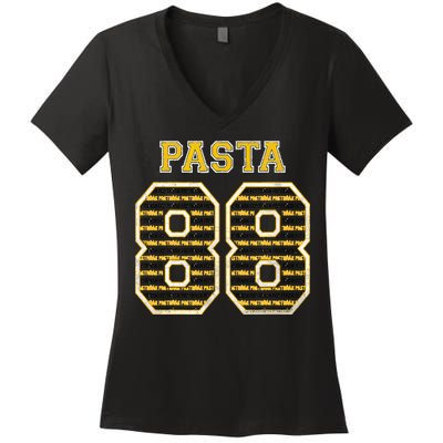 PASTA 88 Pastrnak Boston Professional Ice Hockey Inspired Women's V-Neck T-Shirt