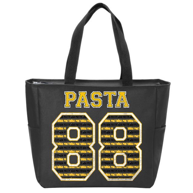PASTA 88 Pastrnak Boston Professional Ice Hockey Inspired Zip Tote Bag