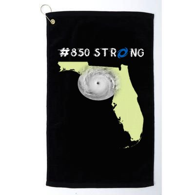 Premium 850 Strong Hurricane Florida Storm Platinum Collection Golf Towel