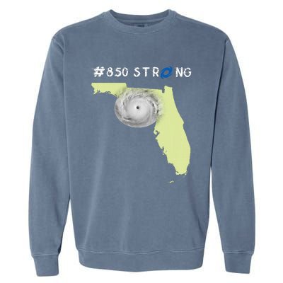 Premium 850 Strong Hurricane Florida Storm Garment-Dyed Sweatshirt