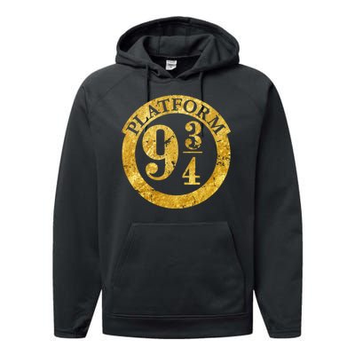 Platform 9 34 Golden Logo Performance Fleece Hoodie