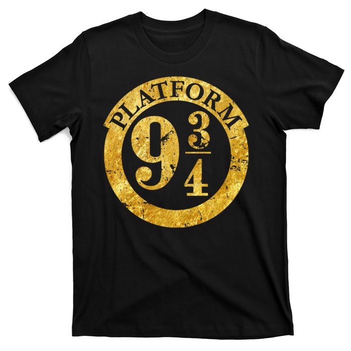 Platform 9 34 Golden Logo T-Shirt