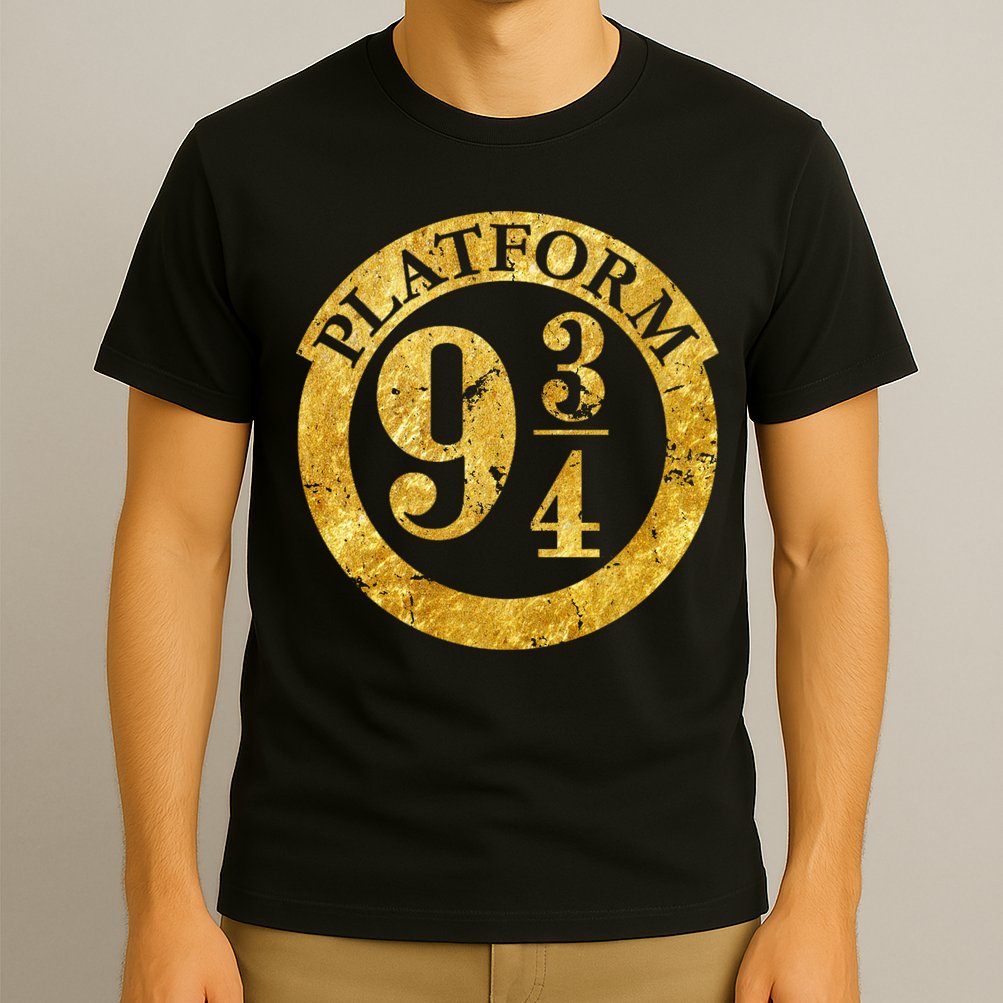 Platform 9 34 Golden Logo T-Shirt