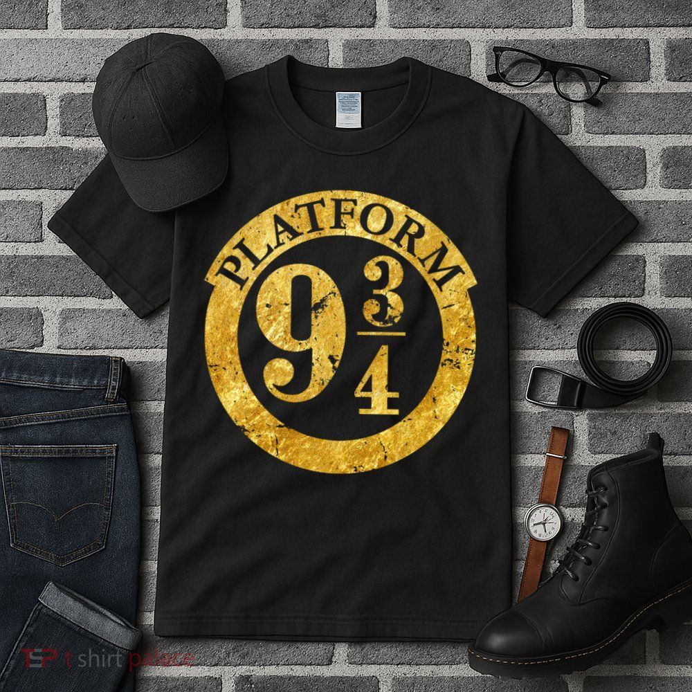 Platform 9 34 Golden Logo Tall T-Shirt