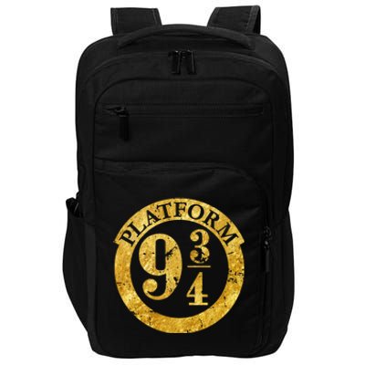 Platform 9 34 Golden Logo Impact Tech Backpack