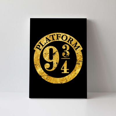 Platform 9 34 Golden Logo Canvas