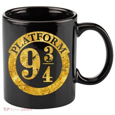 Platform 9 34 Golden Logo 11oz C Handle Ceramic Mug