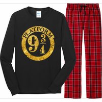 Platform 9 34 Golden Logo Long Sleeve Pajama Set