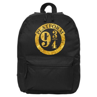 Platform 9 34 Golden Logo 16 in Basic Backpack